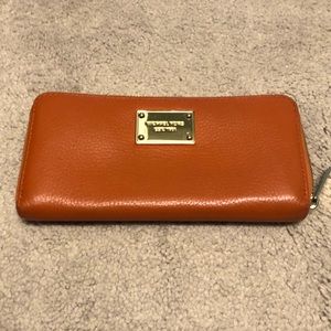 Michael Kors Orange Wallet